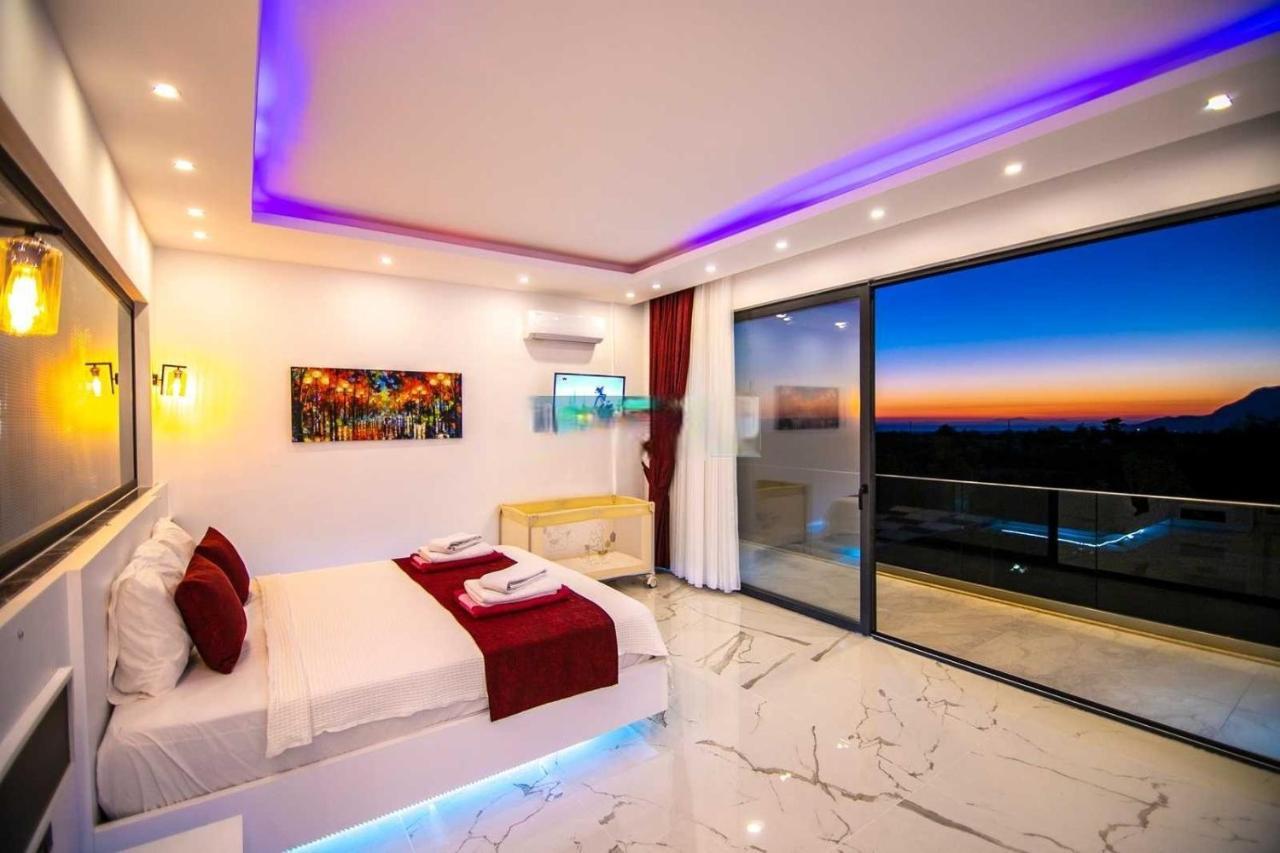 Villa Lycian-Kalkan 3 Bedroom-2 Jakuzzies-Sauna-Turkish Hamam-Huge Private Pool And Lovely Garden كاس المظهر الخارجي الصورة